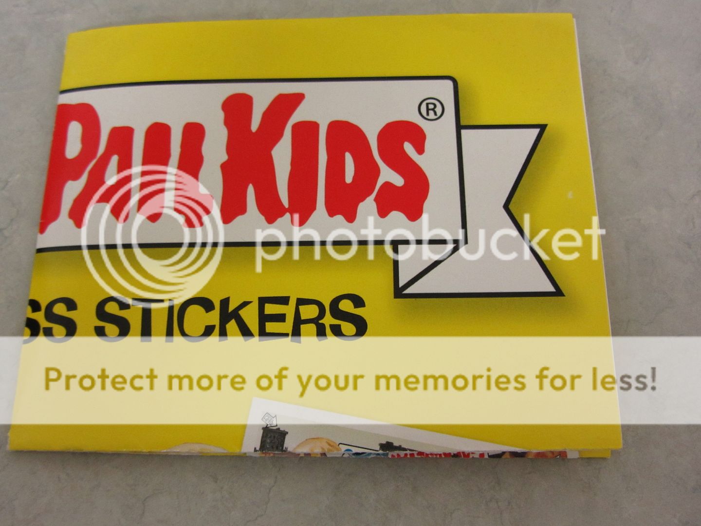 有关以下物品的详细资料: garbage pail kids ~ promotional poster